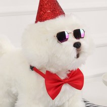 강아지 나비 넥타이 고양이 보타이 리본, 반려동물파티보타이(핑크)