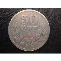 스웨덴 1916 50유로 은화 유럽 동전 기념주화 희귀동전 지폐 행운의상징