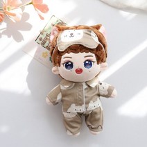 무속성솜인형 무속성인형 아이돌인형 인형 침구 귀여운 곰 잠옷 아이 마스크 액세서리 이불 베개 매트리스 봉제 인형 수면 장난감 119, 3pc 인형 없음, 20cm