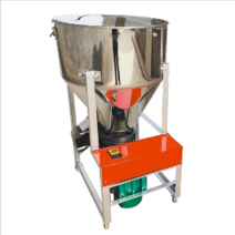 사료 배합기 믹서기 섞는기계 교반기 가루 분말 식품, 220V 모터가 있는 75KG 철 드럼, 1개