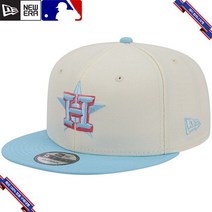[미국정품] 906749 스냅백 캡모자 MLB [휴스턴 애스트로스] 뉴에라 Spring Basic Two-Tone 9FIFTY Snapback Hat - White/Light Bl