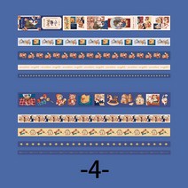 Mr. paper 4 스타일 200cm/롤 10 롤/상자 귀여운 소녀 Washi 테이프 아름다운 꽃 손 계정 장식 편지지 테이프, S18990-4