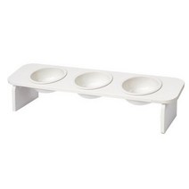 바보사랑 7S시리즈 도자기 3구 식기(화이트).클레이몽드(무료배송), 일반타입도자기볼／2단계(17.3cm)