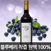 [풍성한] 진짜 블루베리 100% 원액, 1개, 750ml