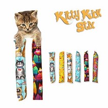 Kitty Kick Stix 27.9cm(11인치) 캣닙 키커 장난감 - 고양이 키커 2개 세트 오리지널 미국 제조