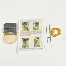자판기 장난감 역할 놀이 캡슐커피머신 일리 네스프레소 돌체구스토 미니 Darning 직조기 DIY 의류 봉제 작은 직기 지침과 기계에 대한 멘더 액세서리, 14 Hooks
