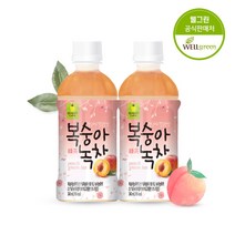 웰그린 스위트카페 복숭아녹차 340ml x 20PET, 단품