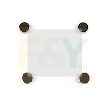 파인앤유 경코너 원형 크롬 5MM 4개입 벽걸이거울 거울받침대, 4개