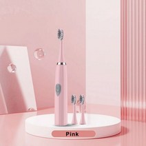 워터칫솔 치아세정기 물칫솔 구강세정기 성인용 음파 배터리 타입 전기 칫솔 초음파 진동기 치, J284PINK3H