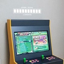 게임존 게임방 PC방 오락실 포인트 데코 스티커 B타입 홈 거실 방 벽 월 신혼집 게스트 하우스, 홀로그램/가로 970mm (P000BECD000Z)