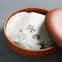 보이차분말 보관함 케이스 차잎 중국전통 둥근 통 방습, 옵션1