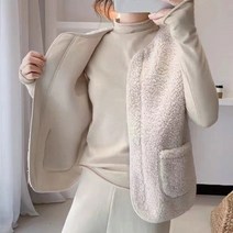 뽀글뽀글이 노카라 베스트 자켓 택1