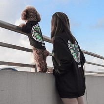 강아지 커플잠옷 강아지 커플룩 반려동물 펫피크닉 셔츠, 애견 모델 [일반] L