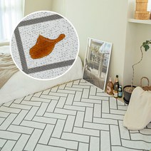 또르르 방수 러그 먼지없는 카페트 거실 강아지 원형 워셔블 방바닥매트 식탁 침대밑 특대형