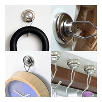 회전형 강력 자석 고리 후크 마그네틱 걸이 행거 훅, (중-32mm)