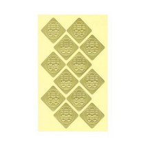세모네모 청첩장라벨 10-819 4장X20개입 희자문 24x24 스티커