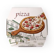 [SE] 정8각 피자 배달 테이크아웃 포장 박스 12인치 1박스 100개, [SE] 정8각 피자박스 12인치 100개