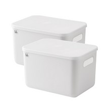 락앤락 선반 정리 수납함 5L, IVORY, 2개