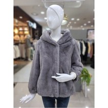 포커스 FW2K7JK03977 밍크 퍼 후드 무스탕