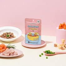 네츄럴코어 강아지 주식형 마이스튜 연어&야채 70g 파우치 습식 사료 피부병 아토피