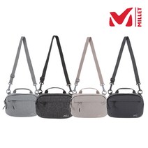 밀레 MILLET 4칼라 심플하면서도 은은한 색감 크로스 2단 수납형 미니 크로스백, FREE, BEIGE(30)