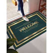 웰컴 WELCOME 매트 입구 발판 현관 업소용 입구 러그 어서오세요 발매트, 횡판(브라운) + 70x140cm(가로판), 1개