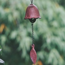 일본 정원 원예장식 가드닝 바람종 윈드벨 종 장식소품, 호박