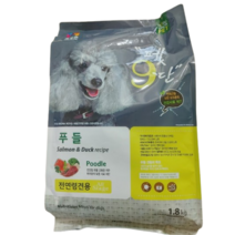 목우촌 전연령용 오리 펫9단 푸들 전용사료, 가수분해 닭고기+연어분+MSM(식이유황), 1.8kg, 5개