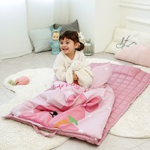 아이자리 귀여운 사계절 어린이집 일체형 항균 낮잠이불, 고고디노