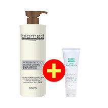 바이오메드 인크레더블 컨트롤 밸런스 코팅 샴푸 1000ml+티트리 스켈프 헤어팩 여행용, 1개, 1000ml
