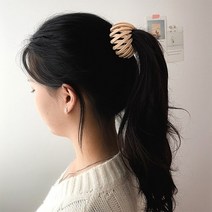 셀러허브(잡화) 여자 포니테일 올림머리 집게 헤어핀