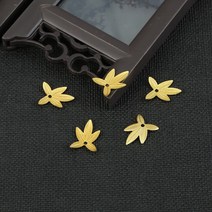 10pcs 선조 꽃 잎 포장 스크랩북에 대 한 금속 매력 DIY 쥬얼리 공예 랩 귀 액세서리, 09 11x15mm Gold 20pcs