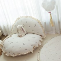 네이처스티치 놀이 쿠션 키즈 텐트 방석 이케아 시르쿠스텔스 텐트 방석 등쿠션 세트, 방석 등쿠션세트, 핀코트면레이스, 무지개친구들