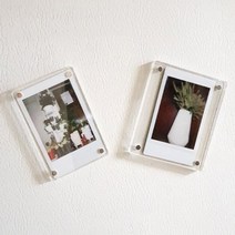 리파인드 인스탁스 자석 아크릴 액자 (주문제작 가능) A4 A5사이즈 보유 자석액자, A.자석부착형