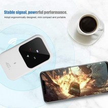 와이파이라우터 SIM 카드 슬롯이있는 1 세트 흰색 4g 무선 라우터 모바일 휴대용, 하얀