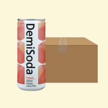 데미소다 복숭아 250ml 30캔