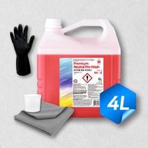 바인더 중성 프리워시 4000ml 세제 APC 다목적 세정제 차량 샴푸 계량컵, 옵션01 중성프리워시 4000ml+계량컵