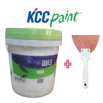 KCC친환경 숲으로 내부 외부( 특수아크릴 쪼인 균열 크랙보수 퍼티 5L) +작업도구 D헤라 한개, 내부용, 5L
