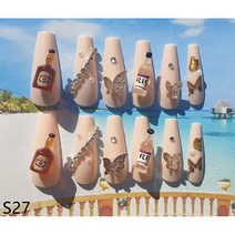 가린네일뷰티 수제3D네일팁 (1+1한정판) 인조손톱, S27