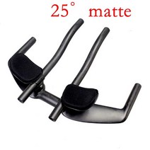 자전거 핸들 탄소 섬유 45도 TT바 일체형 최신형, 25도 무광택 420mm