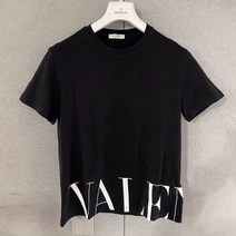 반팔라운드넥티 발렌틴 202 봄 여름 신 VLTN 티셔츠 와이드 루즈핏 남성 커플 순면 코튼 VT 트렌드 2843914568