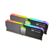 Thermaltake TOUGHRAM XG RGB DDR4 4600MHz 16GB (8GB x 2) 1 680만 색상 RGB Alexa/Razer Chroma/5V 마더보드 동기화, 4600MHz_Black