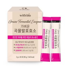 위드바이오 국내산 곡물 발효 효소 역가수치 높은 효소 함량 미숫가루맛 30포, 10개