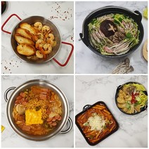 [요리하는남자들] 캠핑 패키지 밀키트 4종 세트 (부대찌개/밀푀유나베/감바스와 찹스테이크/어묵전골과 눈꽃치즈 떡볶이), 초보캠핑패키지(부대찌개와 라면사리)