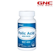 [GNC] 엽산 400 (100정) 100일분_48043, 단품, 단품