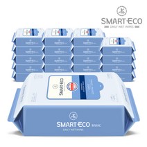 스마트에코 물티슈 베이직 100매 리필형X20팩, 선택완료, 스마트에코 베이직 100매 리필형 20팩