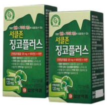 일양약품 서클존 징코플러스 4개월분, 60정, 8개