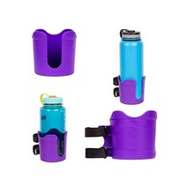 텀블러 물컵 ROBOCUP Plus WHITE 애드온 액세서리 XL 연장 컵 홀더 큰 음료 용량 보트 골프 카트 워커휠체어작업에 최적 미국제 1개, 보라색