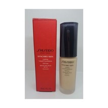 시세이도 싱크로 스킨 래스팅 리퀴드 파운데이션 오일 프리 골든 2 1oz 30ml