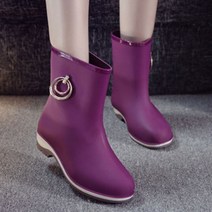 여자 여름 원피스 코디 간절기 패션 장마 레인 부츠:No5385ea